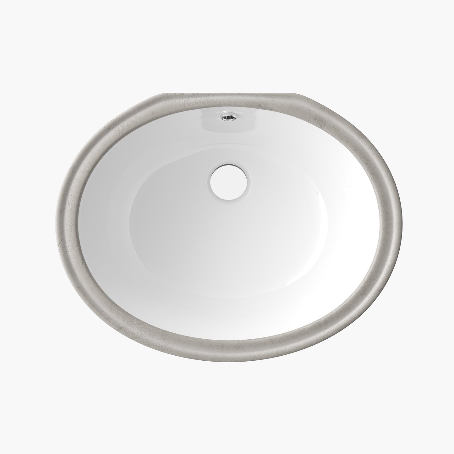 20 Inch Undermount Kitchen Sink Oval Undermount Bathroom Sink Model HWTP-R5040D