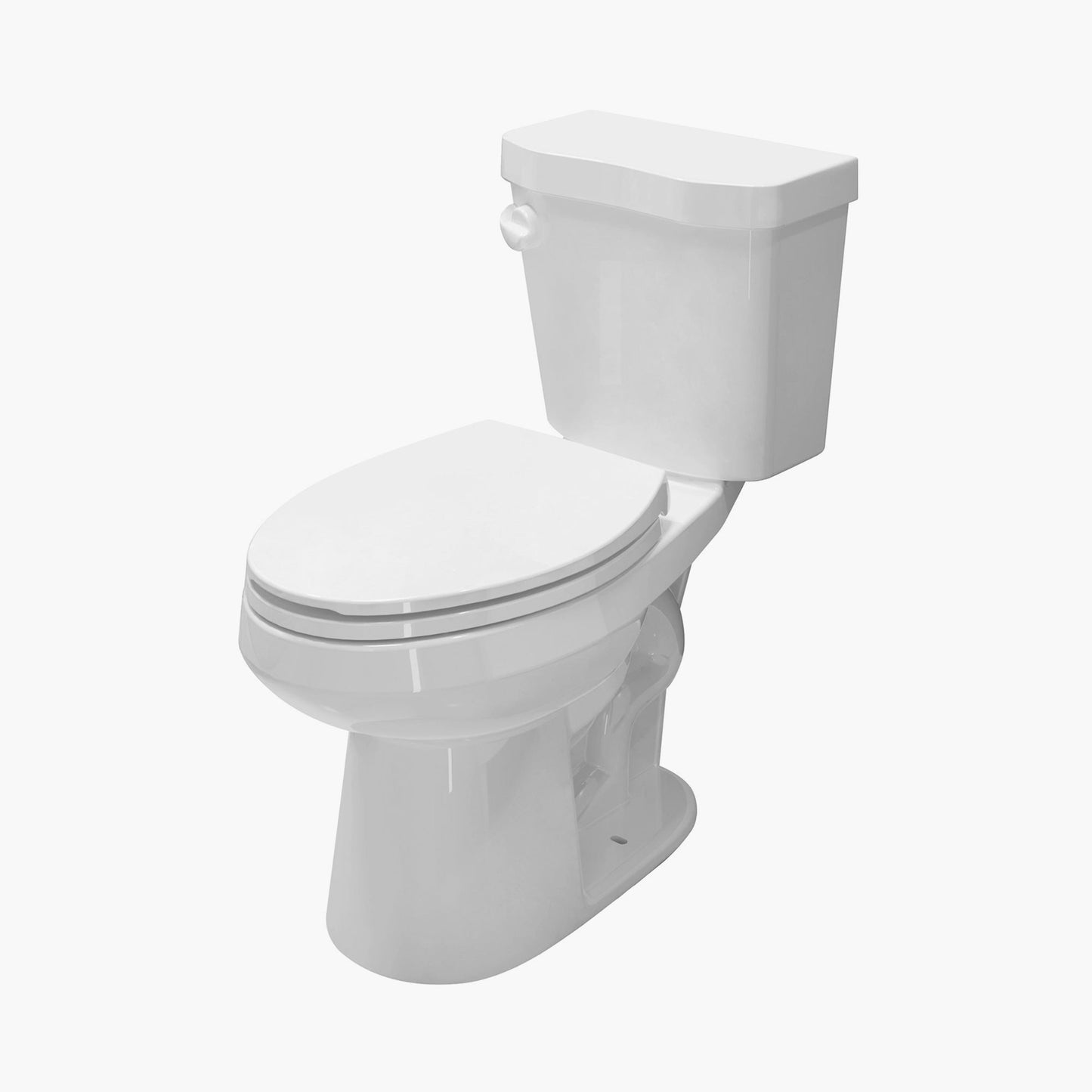 Dual Flush 1.28 GPF Elongated Floor Mounted 2 Piece Toilet Model HWTT-E01S