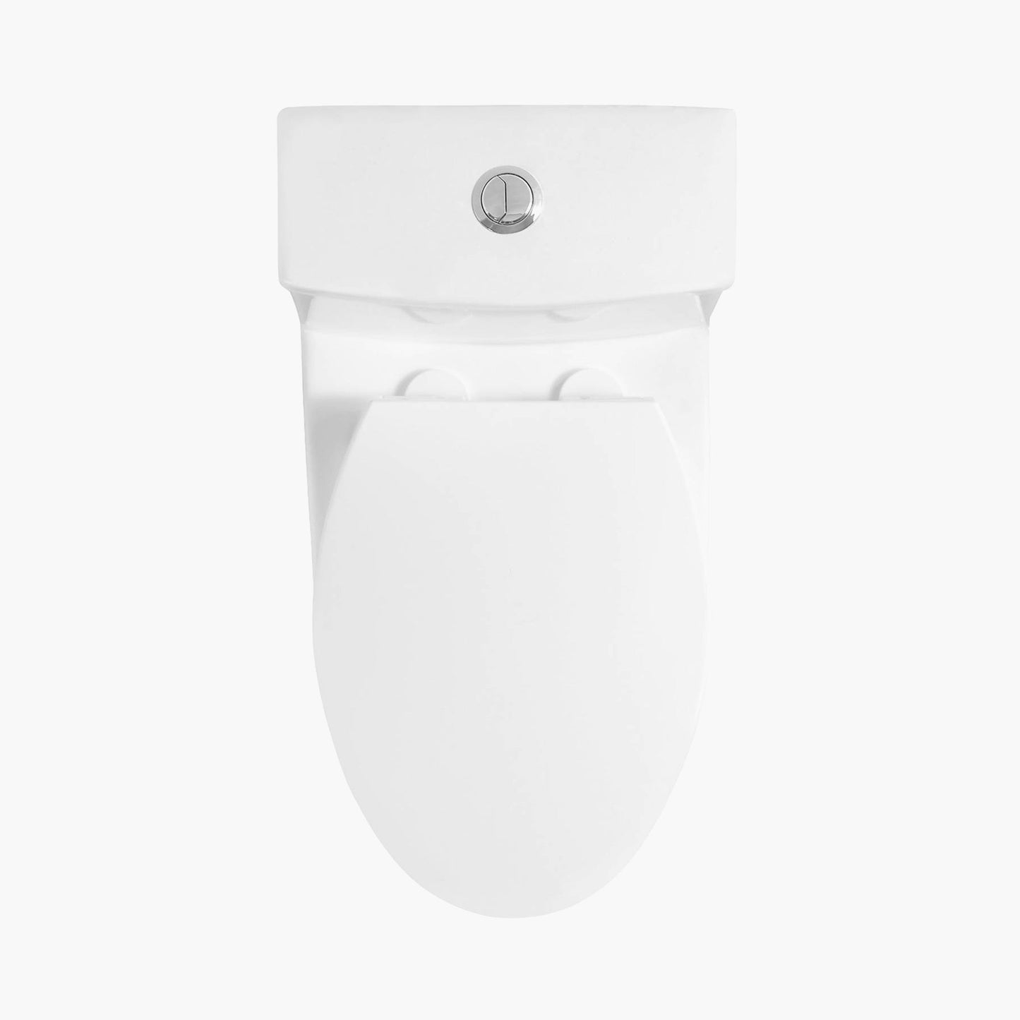 T0338W Elongated One Piece Toilet ADA Toilet Height 17.3 Inch