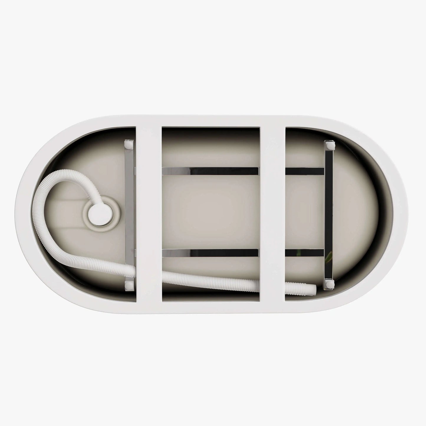 47 Inch Deep Soaking Tub Freestanding Acrylic Bathtub Model TU47-SG