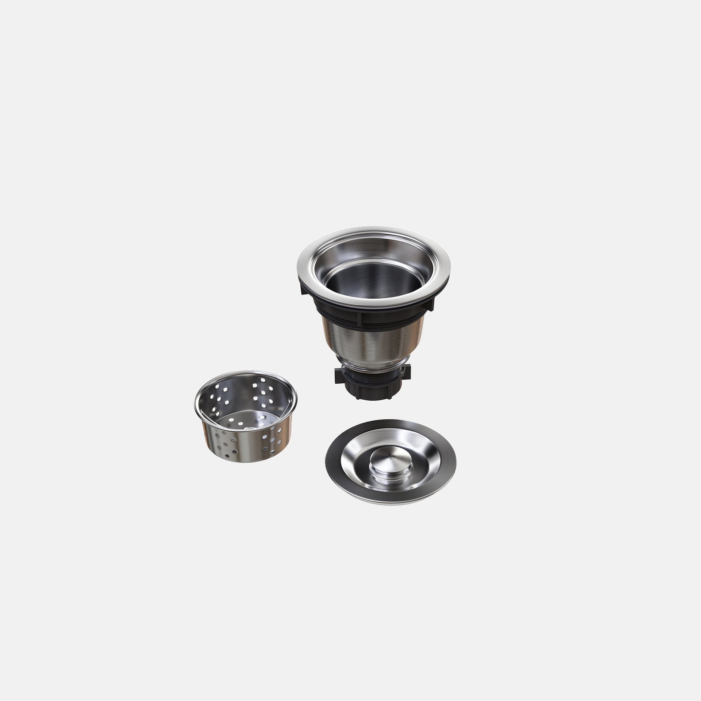 36 Inch Sink Black Kitchen Farm Sink With Basket Strainer Model HR-S3618B