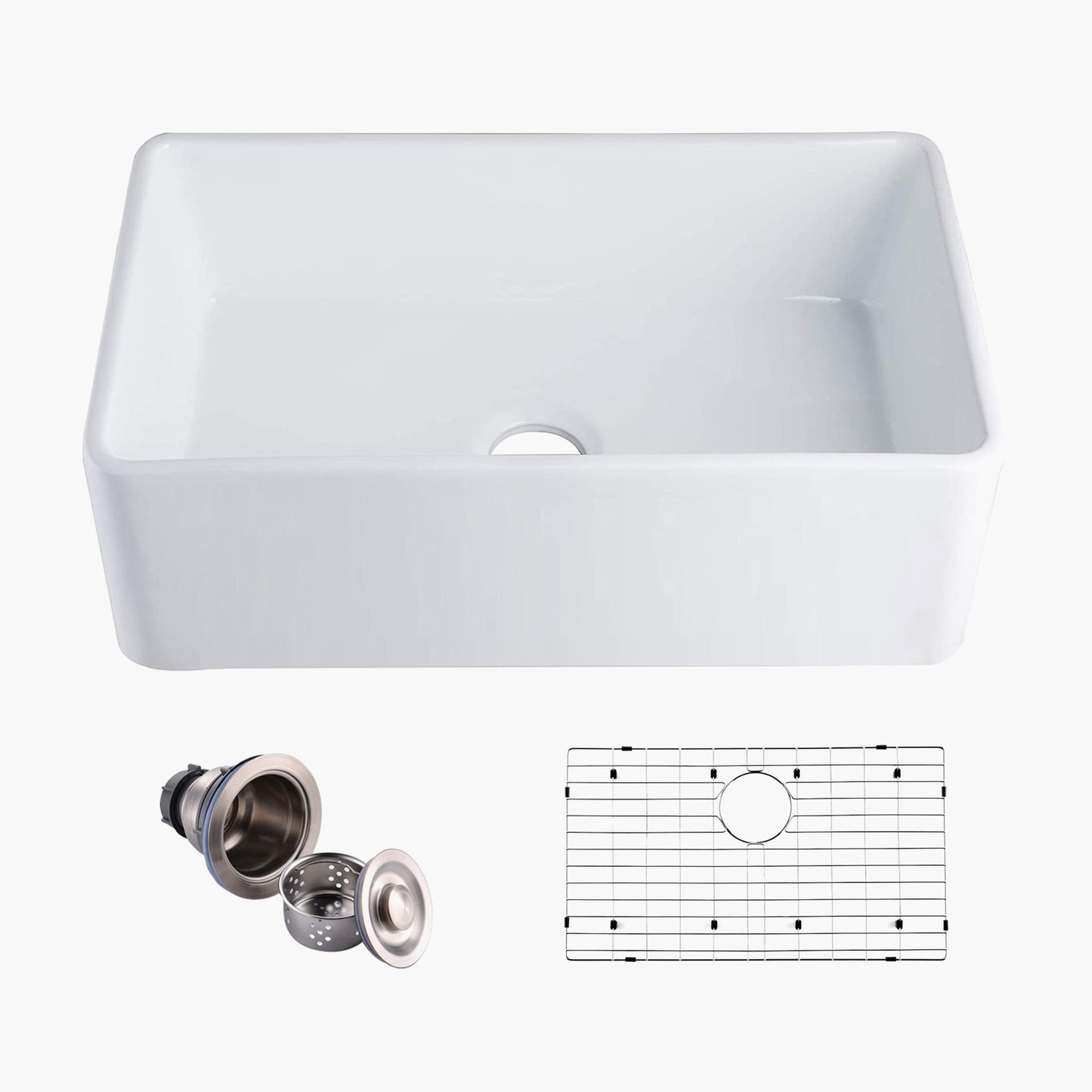 Farmhouse Sink With 30 Inch Single Basin Bowl Model HR-S0118W