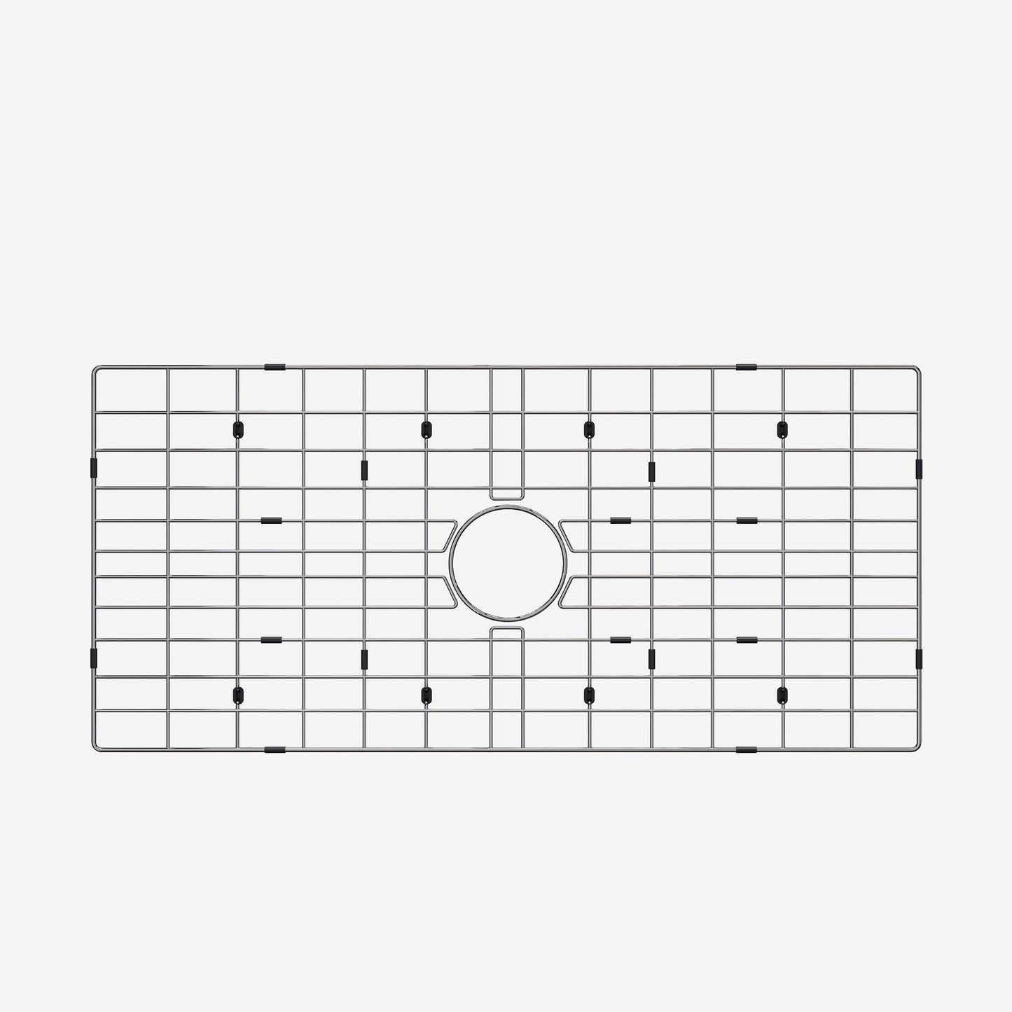 36 Inch Sink Black Kitchen Farm Sink With Basket Strainer Model HR-S3618B