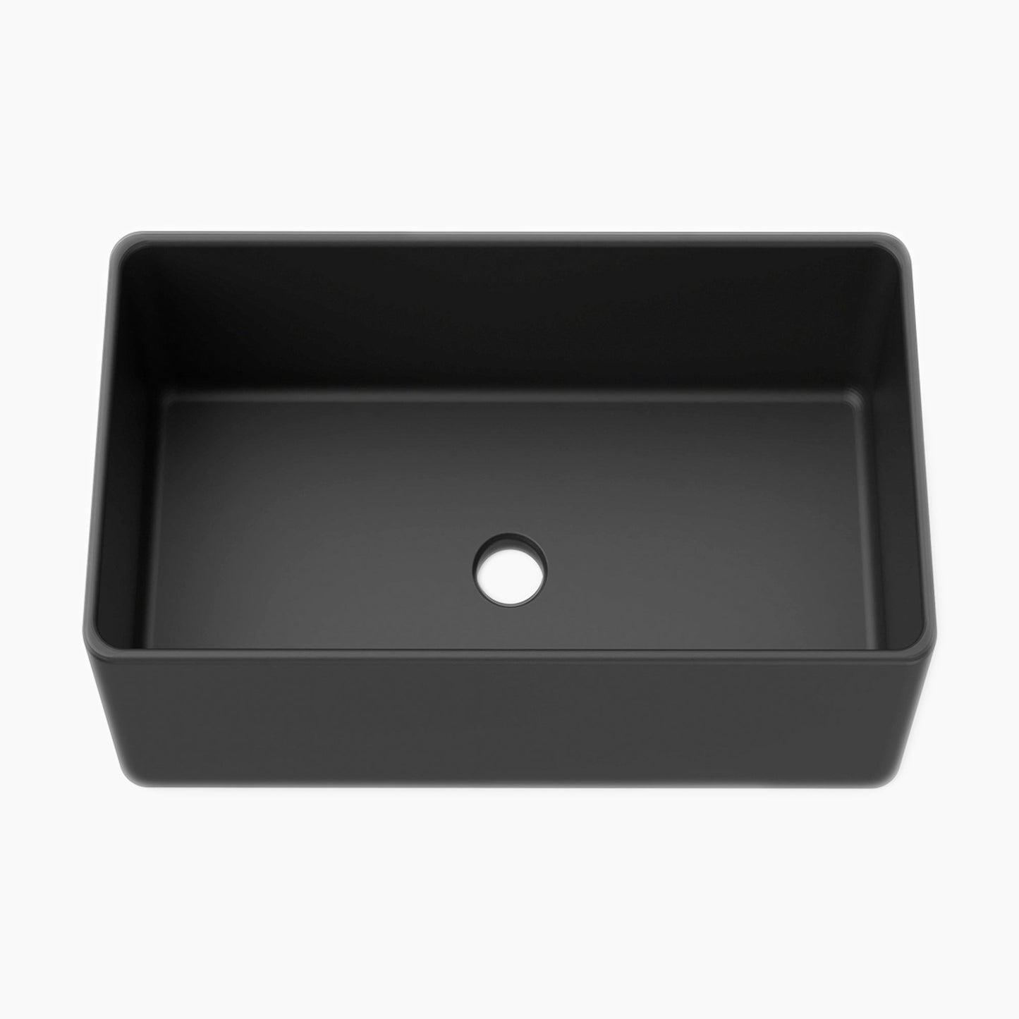 Best Black Farmhouse Sink Apron Single Bowl Model HR-S3018B