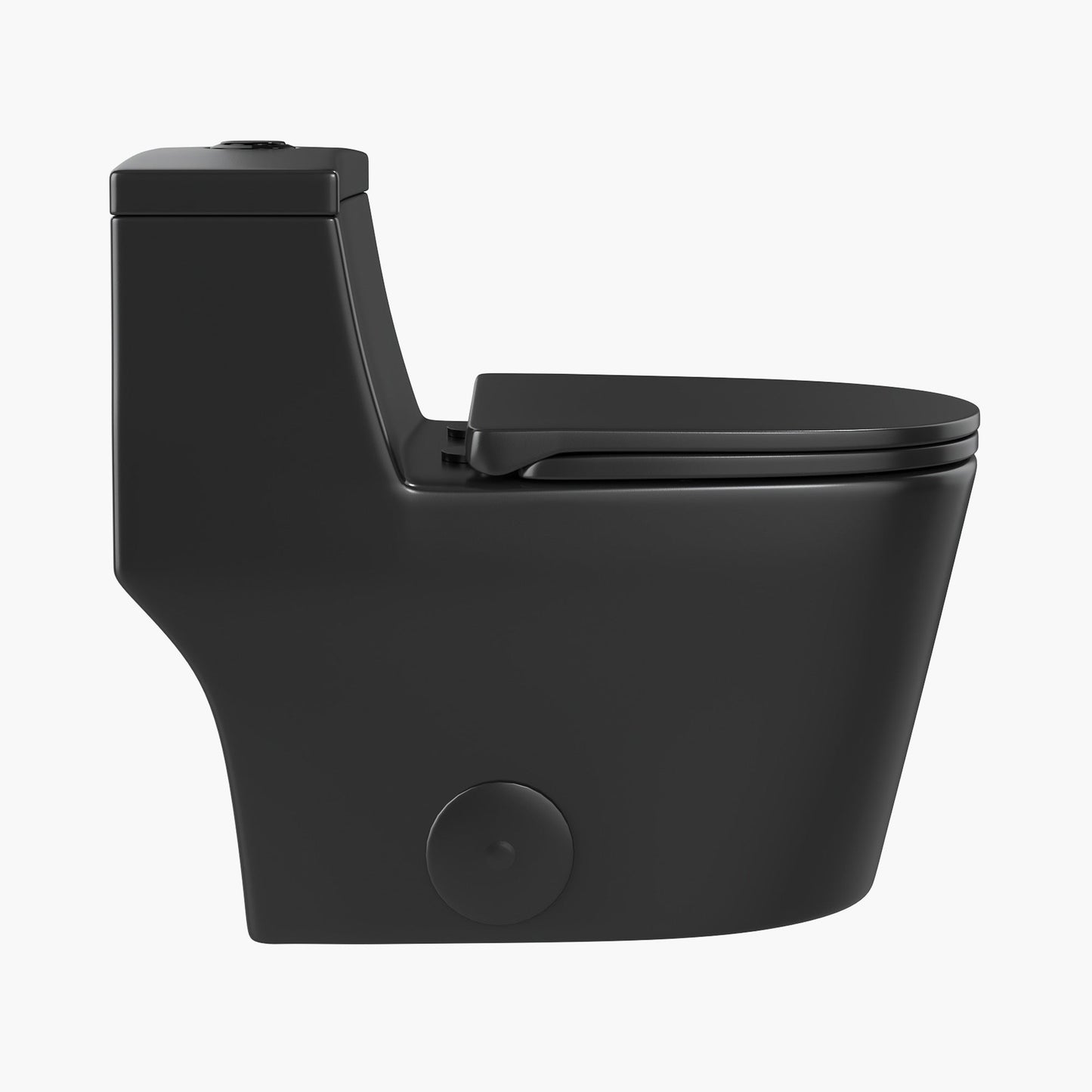 Dual Flush 1.28 GPF Elongated Toilet One Piece Toilet With Seat Model HR-T0280B