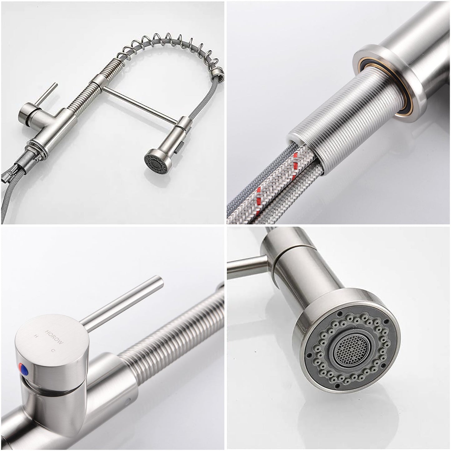 Best Kitchen Faucet With Pull Down Sprayer Model HR-KF0229B