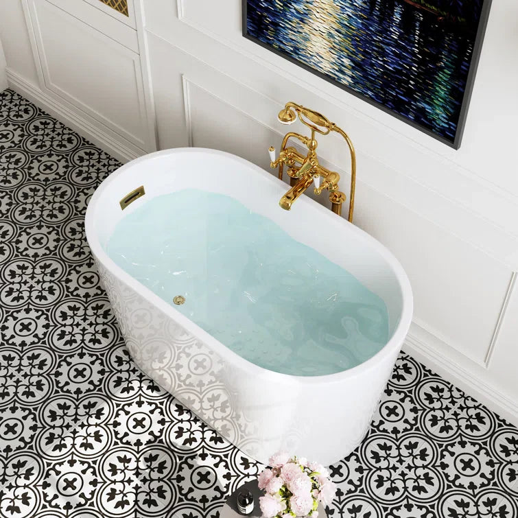 47 Inch Freestanding Acrylic Soaking Tub Model TU47-SG-NS