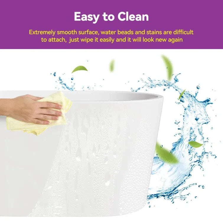 47 Inch Freestanding Acrylic Soaking Tub Model TU47-SG-NS