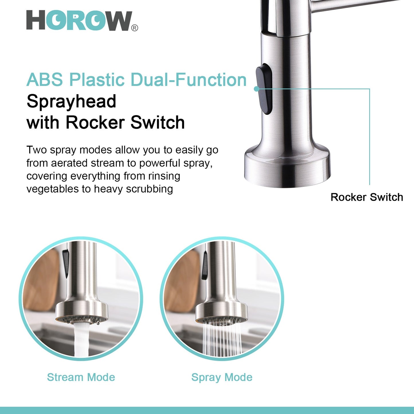 Best Kitchen Faucet With Pull Down Sprayer Model HR-KF0229B