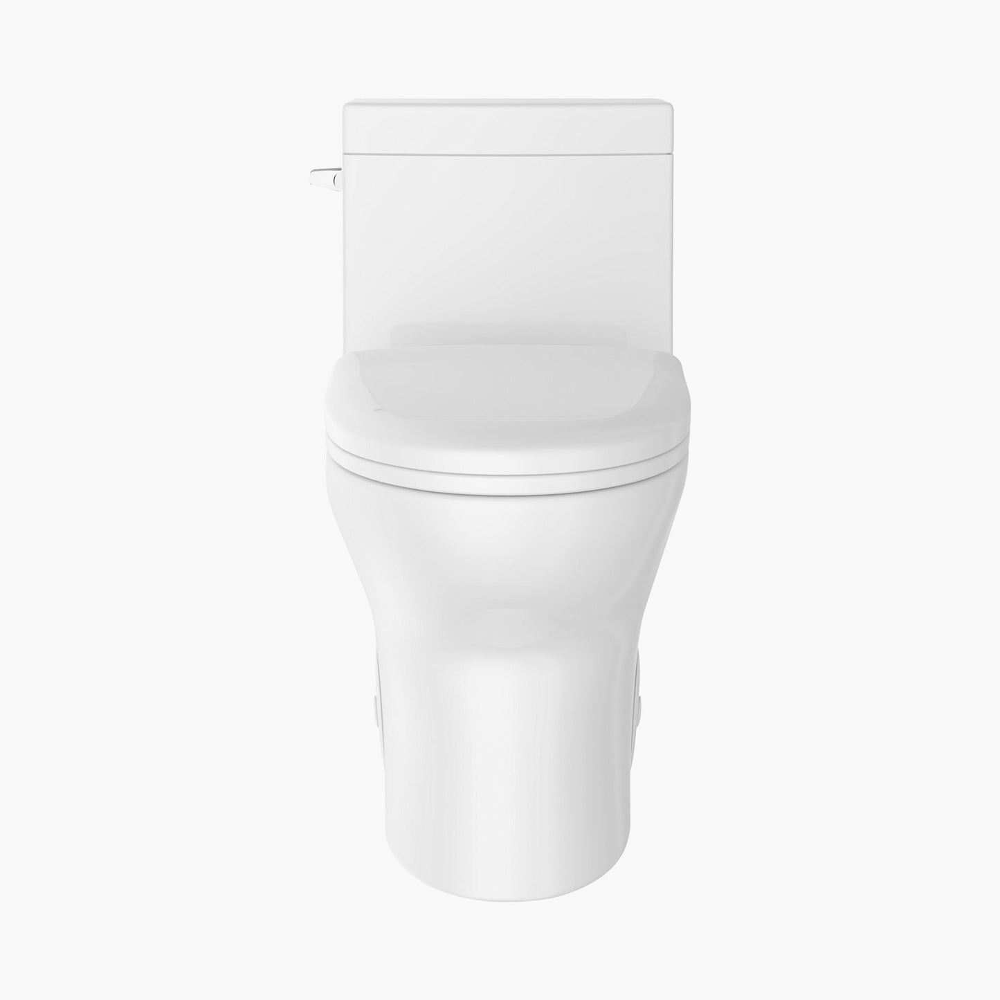 Comfort Height Elongated Toilet Single Flush 1 Piece Toilet Model ST076W