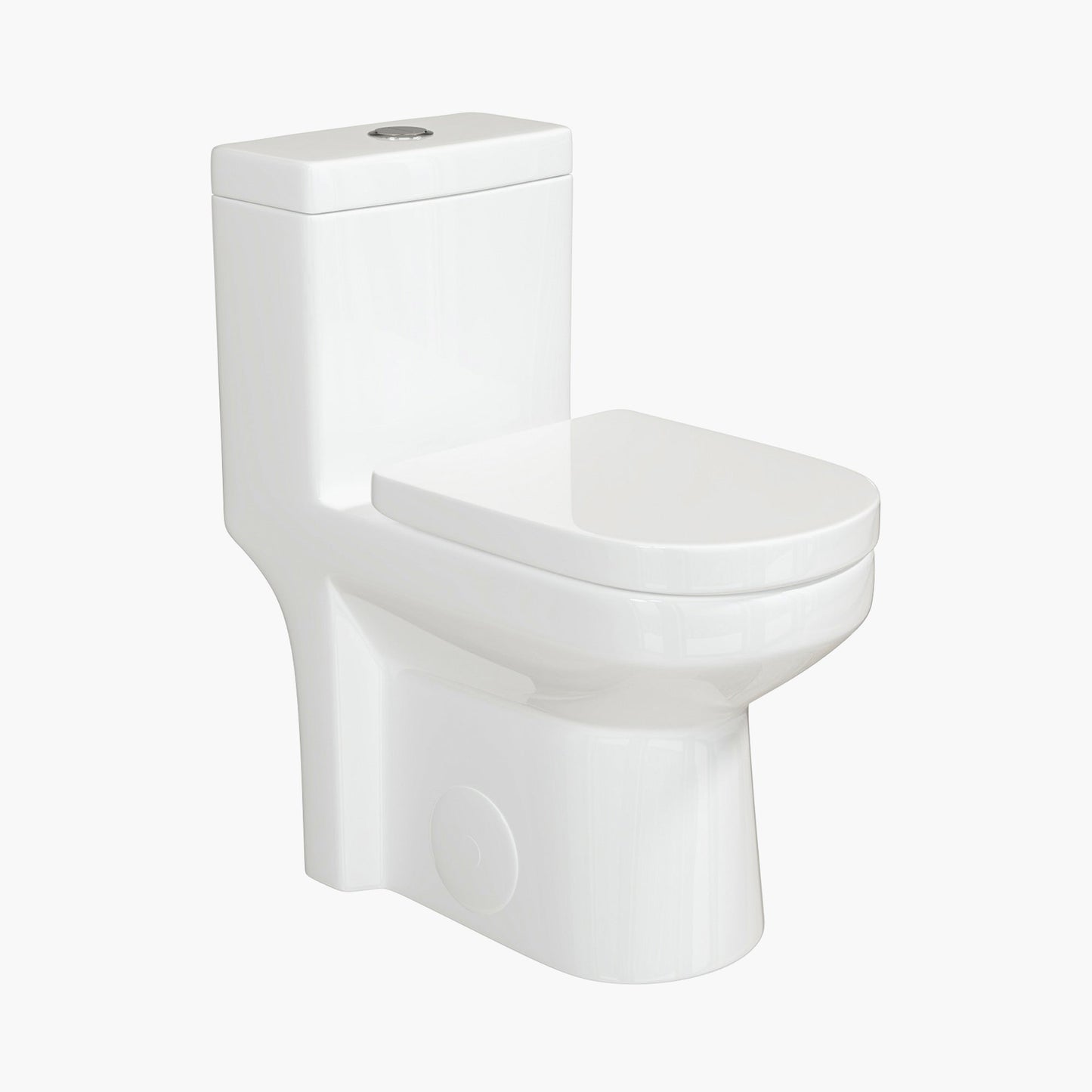 HWMT 8733 12 Inch Small Toilet One Piece Dual Flush Toilet Model 8733N