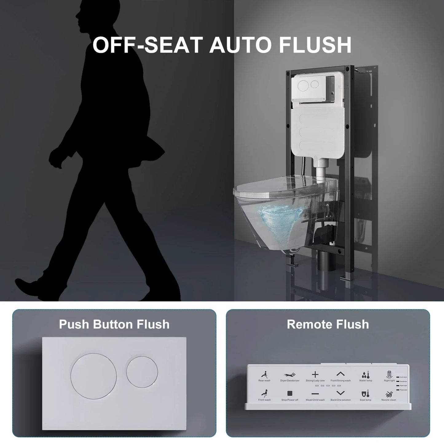 G10 Wall Mounted Toilet With Tank Smart Toilet