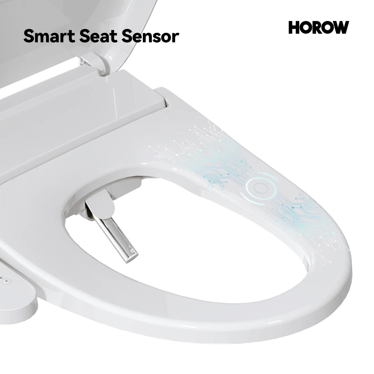 T0338W Elongated One Piece Toilet With Bidet Toilet Seat Model BT0338W