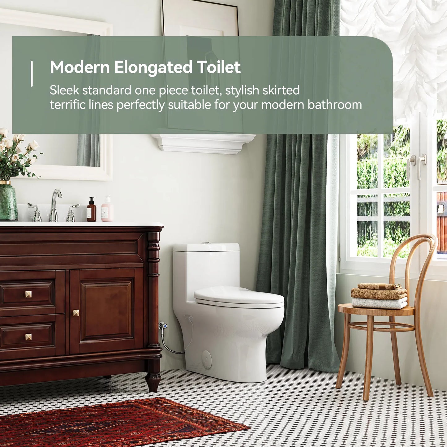 Dual Flush Toilet 12 Inch Rough In Toilet Model 76D