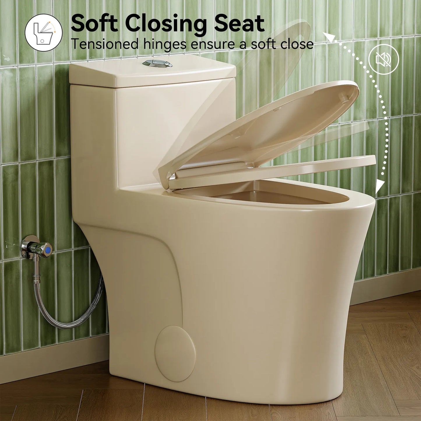 12 Inch Rough In Toilet With Biscuit Color Model T0338WBC