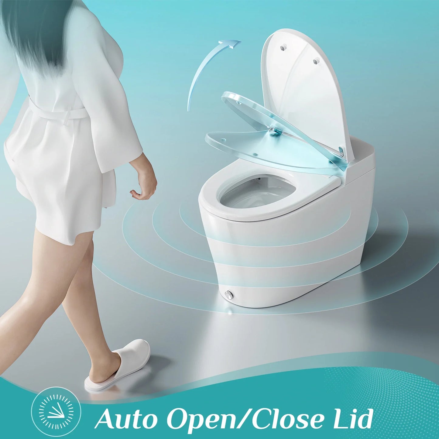 Best Bidet Toilet Combo Heated Toilet Seat Elongated Model T05