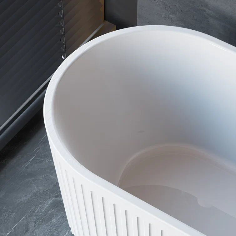 2 Person Bathtub 67 inch Freestanding Tub Model TU67-MB