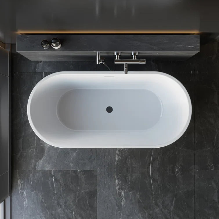 2 Person Bathtub 67 inch Freestanding Tub Model TU67-MB