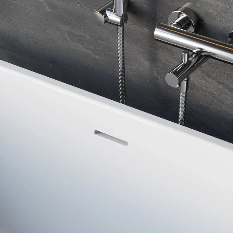 2 Person Bathtub 67 inch Freestanding Tub Model TU67-MB