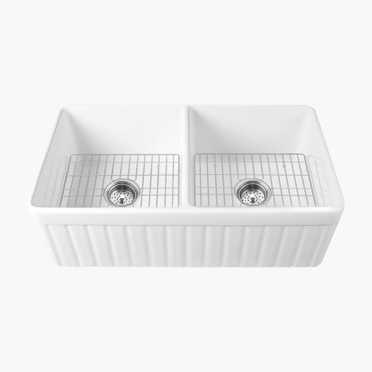 Farmhouse Kitchen Sink Reversible Double Bowl Model HR-DS0118W