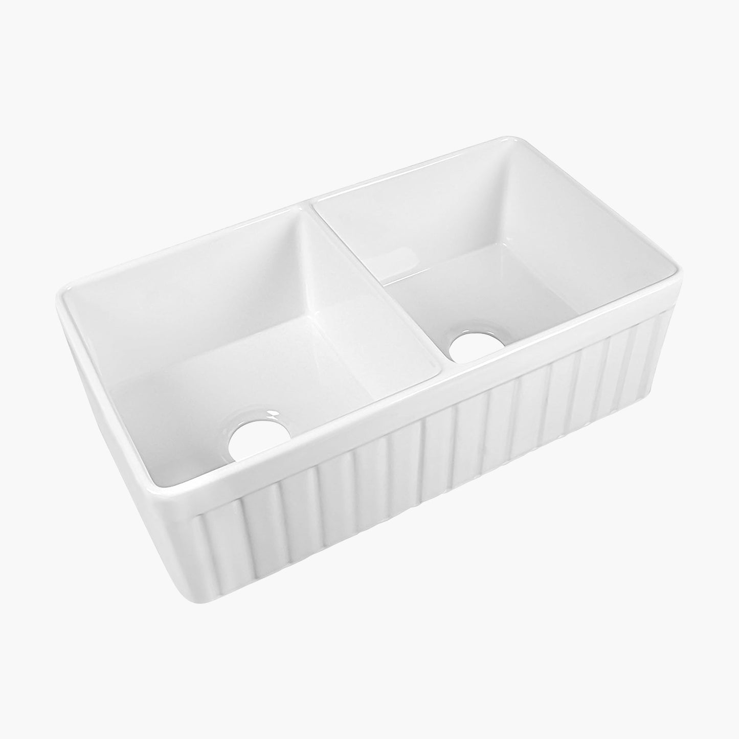 Farmhouse Kitchen Sink Reversible Double Bowl Model HR-DS0118W