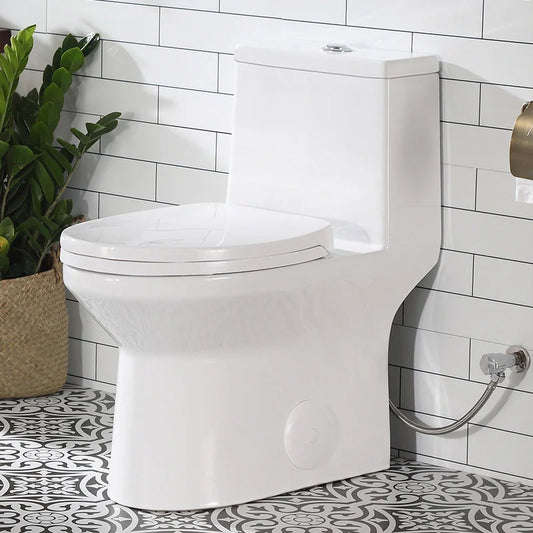 Best Floor Mounted Elongated Seat One Piece Toilet Model HWMT138