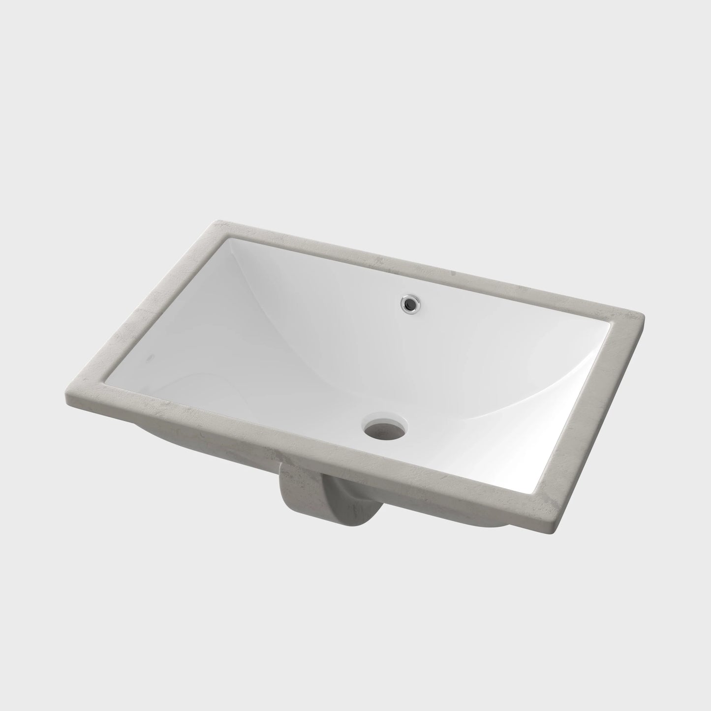 24 Inch Kitchen Sink Undermount Square Bathroom Sinks Model HWTP-S6040D