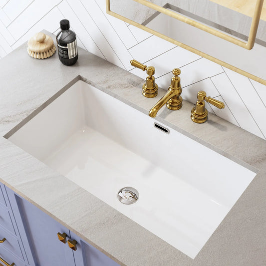 Rectangular Undermount Bathroom Sink 27 Inch Undermount Sink Model HWTP-S7040D
