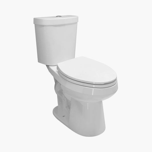 Elongated Bowl 1.1 OR 1.6 GPF Dual Flush Two Piece Toilet Model HWTT-E01D