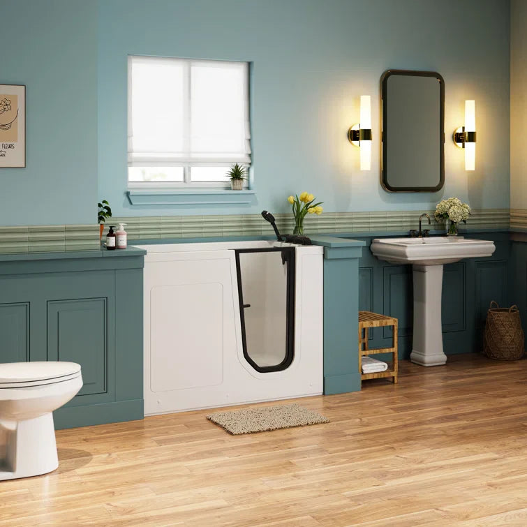 Walk in Tub and Shower Combo Sit Down Bathtub Model M-329R