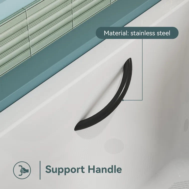 Walk in Tub and Shower Combo Sit Down Bathtub Model M-329R