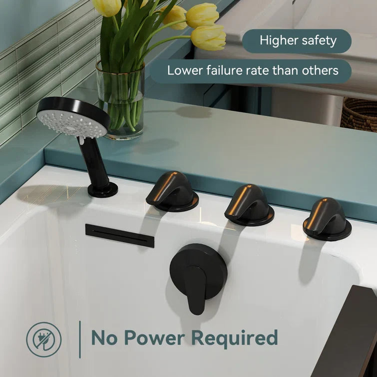 Walk in Tub and Shower Combo Sit Down Bathtub Model M-329R