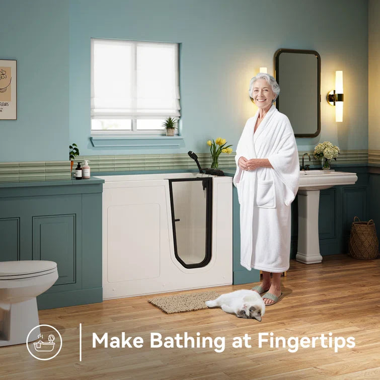 Walk in Tub and Shower Combo Sit Down Bathtub Model M-329R