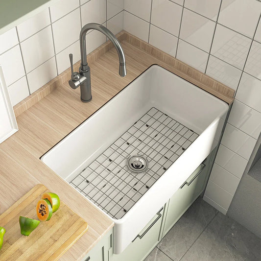 Farmhouse Sink With 30 Inch Single Basin Bowl Model HR-S0118W