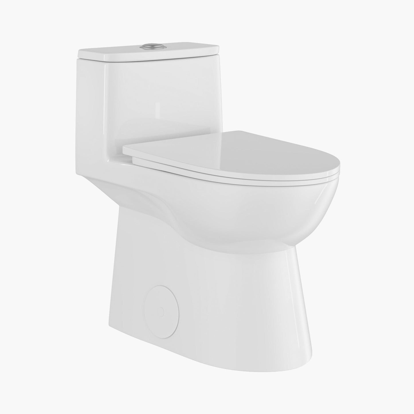 Best Dual Flush Toilet Modern Elongated Raised Toilet Seat Model T0334W