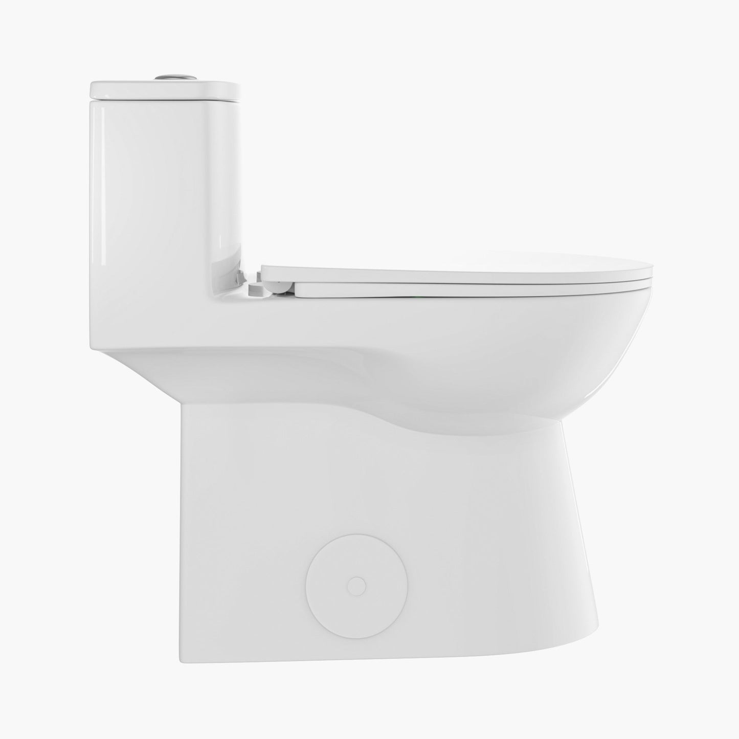 Best Dual Flush Toilet Modern Elongated Raised Toilet Seat Model T0334W