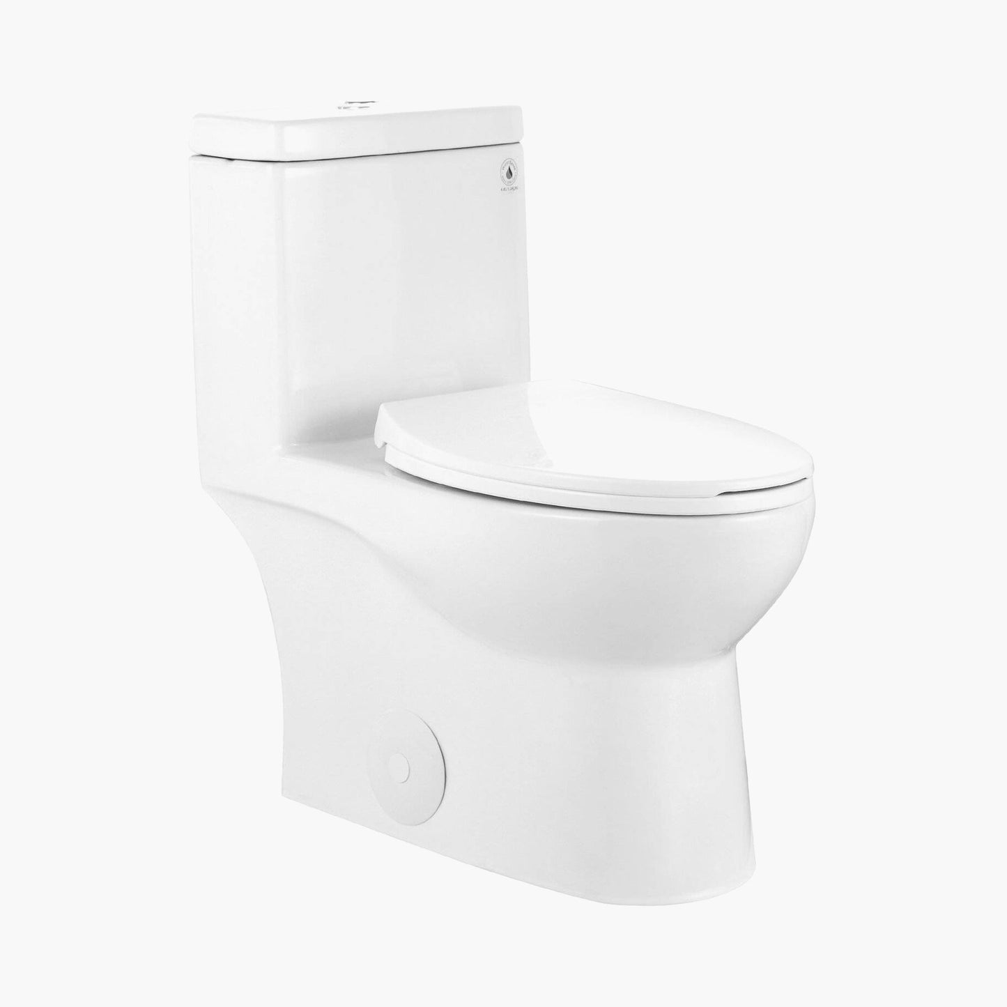 12 Inch Rough In Toilet Dual Flush Elongated One Piece Toilet Model T0337W