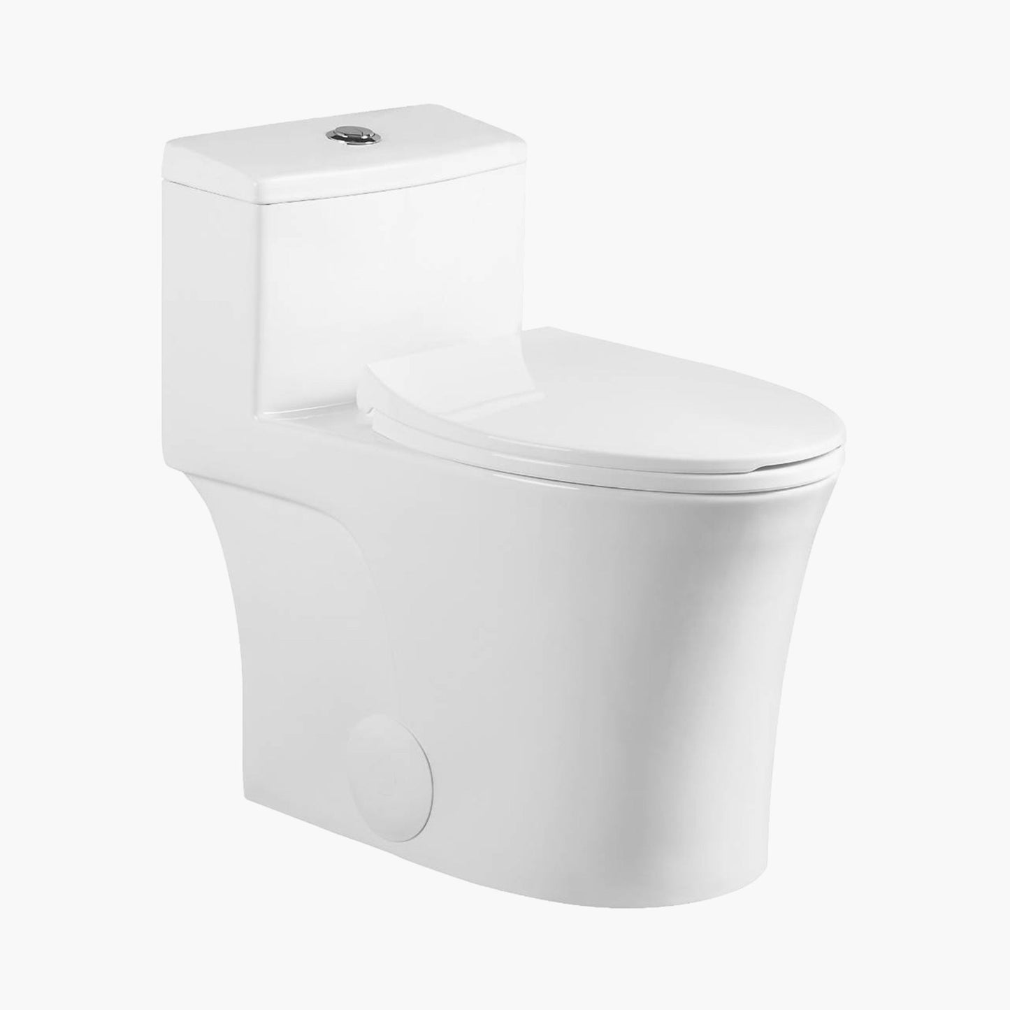 10 Inch Rough Toilet Bowl Elongated One Piece Toilet Model T0338W-10