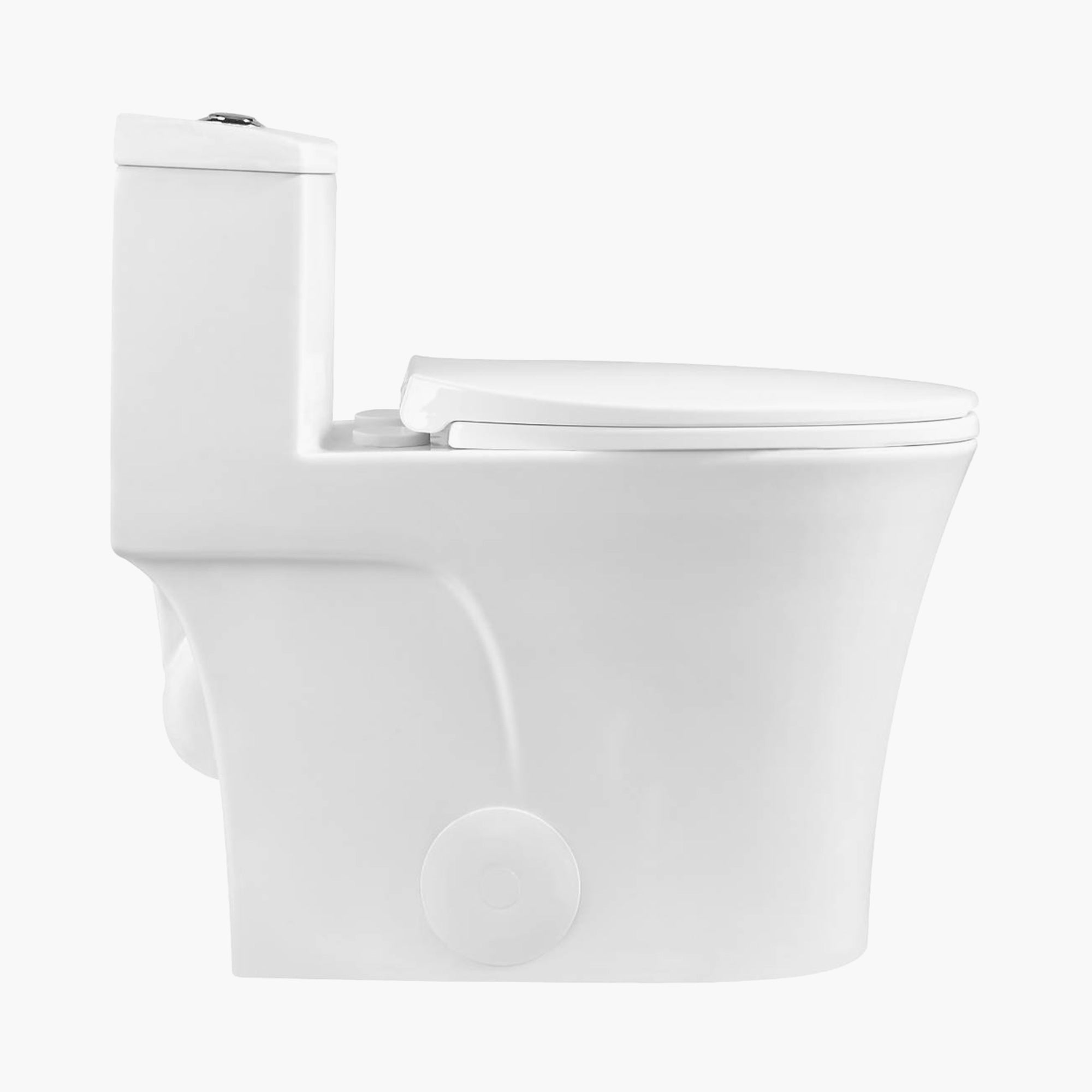 T0338W Elongated One Piece Toilet ADA Toilet Height 17.3 Inch