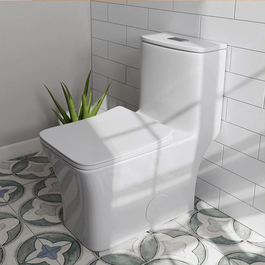 Best Water Efficient Toilet Elongated One Piece Toilet Model T0413W