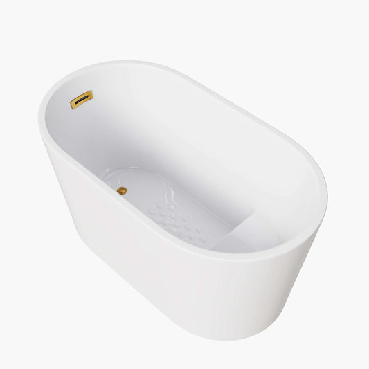 47 Inch Deep Soaking Tub Freestanding Acrylic Bathtub Model TU47-SG