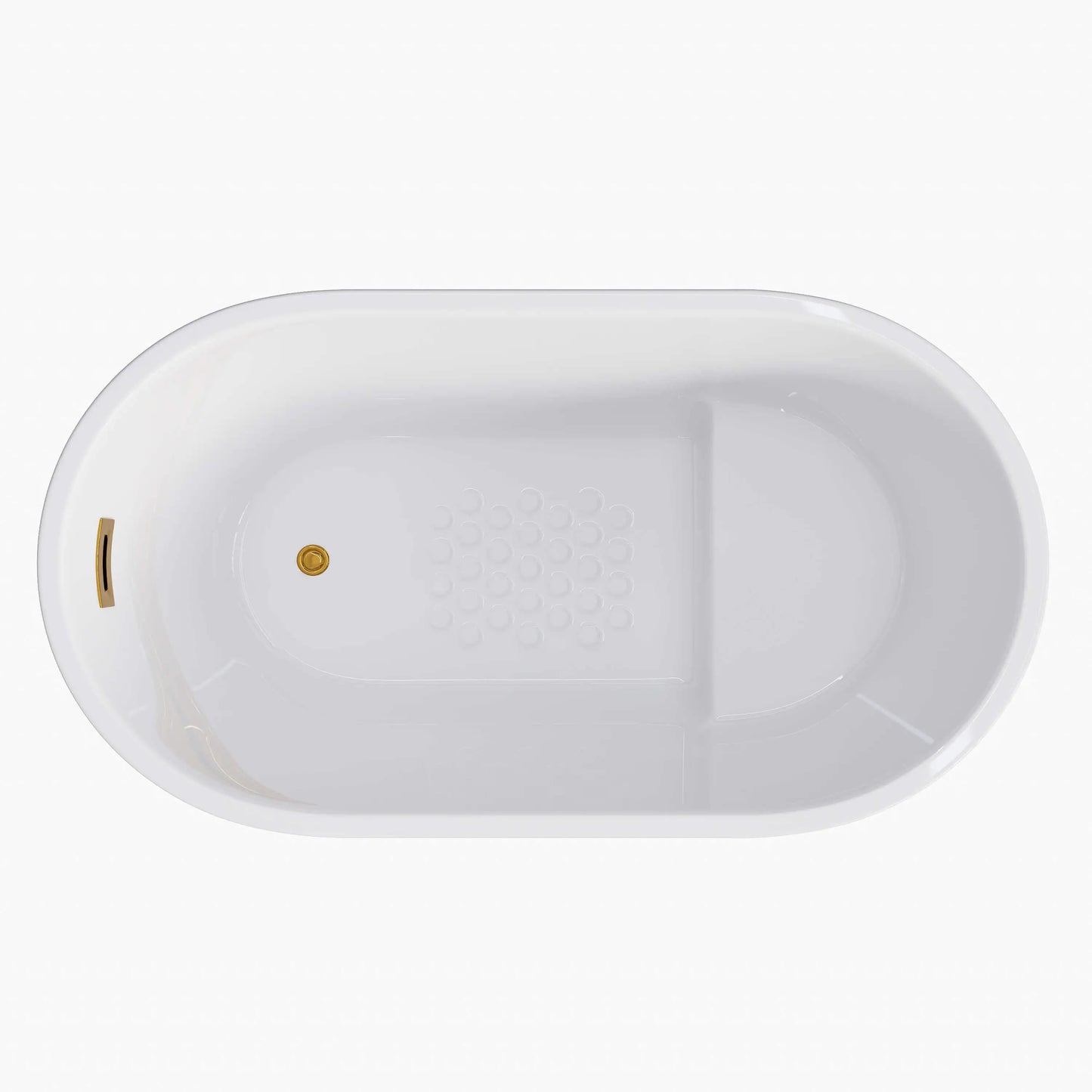 47 Inch Deep Soaking Tub Freestanding Acrylic Bathtub Model TU47-SG