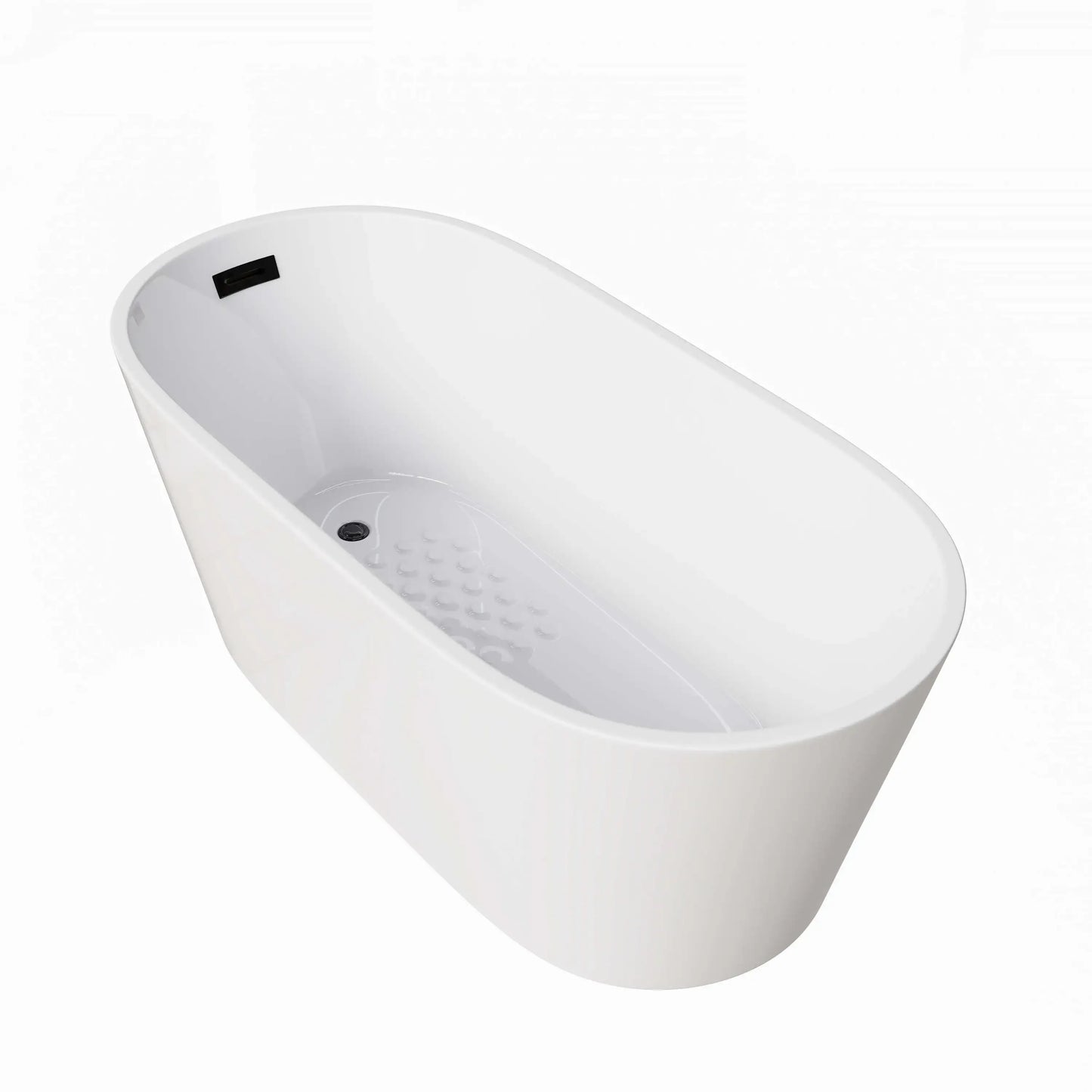 59 Inch Deep soaking Tub Acrylic Freestanding Tub Model TU59-MB