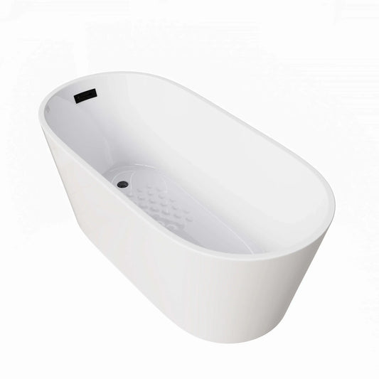 59 Inch Deep soaking Tub Acrylic Freestanding Tub Model TU59-MB