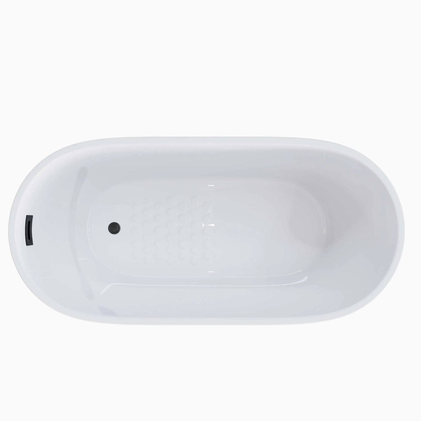 59 Inch Deep soaking Tub Acrylic Freestanding Tub Model TU59-MB